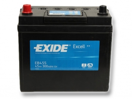 Autobatéria EXIDE Excell 45Ah, 12V, EB455 (EB455)