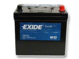 Autobatéria EXIDE Excell 60Ah, 12V, EB604 (EB604)