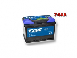 Autobatéria EXIDE Excell 74Ah, 12V, EB741 (EB741)