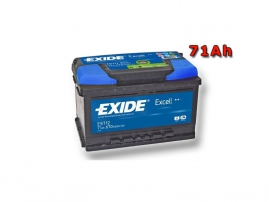 Autobatéria EXIDE Excell 71Ah, 12V, EB712 (EB712)