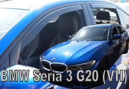 Deflektory na BMW 3 (G20), 4-dverová, od 2019 (+zadné) (11183)