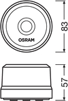 OSRAM Výstražné svetlo (OS LEDSL102)