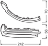 OSRAM LEDRiving® smerovkové svetlo do spätného zrkadla AUDI A3 8V - Black Edition (OS LEDDMI 8V0 BK)