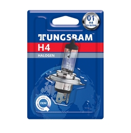 Tungsram žiarovka H4 12V 60/55W P43t Standard 1ks (TU 50440U BL1)