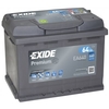 Autobatéria EXIDE Premium 64Ah, 640A, 12V, EA640 (EA640)