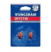 Tungsram žiarovky WY21W 12V 21W WX3x16d C1 Oranžová 2ks (TU 7440NA BL2)