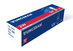 Tungsram DIN 72601J 12V 2W BA9s Original range 1ks (TU 2660 B10)