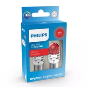 Philips LED P21/5W 12V 2.5/0.5W Ultinon Pro6000 SI Červené NOECE 2ks (PH 11499RU60X2)