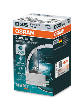 OSRAM D3S 12V+24V 35W PK32d-5 XENARC COOL BLUE INTENSE NextGen. 6200K +150% 1ks (OS 66340CBN)