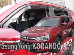 Deflektory na Ssangyong Korando, 5-dverová (+zadné), r.v.: 2019 - (28915)