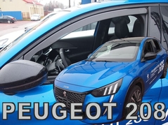 Deflektory na Peugeot 208 od 2019 (predné) (25405)