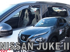 Deflektory na Nissan Juke, 5-dverová (+zadné), r.v.: 2020 - (24305)