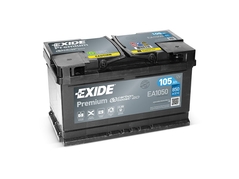 Autobatéria EXIDE Premium 105Ah, 850A, 12V, EA1050 (EA1050)