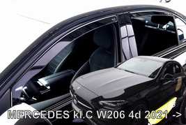 Deflektory na Mercedes Class C W206 sedan, 4-dverová (+zadné), r.v.: 2021 - (23634)