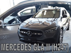 Deflektory na Mercedes Class GLA H247, 5-dverová (+zadné), r.v.: 2020 - (23620)