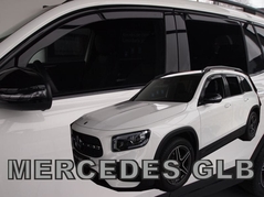 Deflektory na Mercedes Class GLB X247, 5-dverová (+zadné), r.v.: 2019 - (23622)