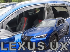 Deflektory na Lexus UX, 5-dverová (+zadné), r.v.: 2019 - (30031)