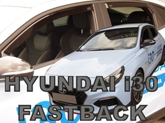 Deflektory na Hyundai i30 Fastback, 5-dverová, od 2019 (+zadné) (17299)