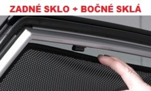 Slnečné clony na okná - SUZUKI Swift hatchback (2017-) - Komplet sada (SUZ-SWFT-5-C)