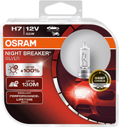 OSRAM Žiarovky H7 12V 55W PX26d NIGHT BREAKER® SILVER +100% 2ks (OS 64210NBS-HCB-A)