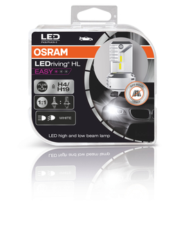 OSRAM LEDriving HL EASY H4/H19 12V 18.7W/19W P43t/PU43t-3 6000K Biele 2ks (OS 64193DWESY-HCB)