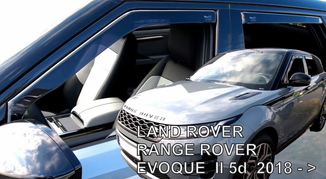 Deflektory na Range Rover Evoque, 5-dverová (+zadné), r.v.: 2019 - (27258)