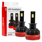 AMiO LED žiarovky hlavného svietenia H3 X3 Series 2ks (02978)