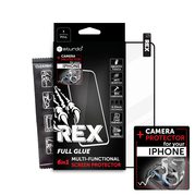 Sturdo Rex ochranné sklo + Camera protection iPhone 15, čierne (6in1 FG+Camera) (FMO-1988-IPH-15XXX)