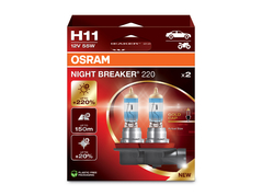 OSRAM H11 12V 55W PGJ19-2 NIGHT BREAKER® 220 +220% 2ks (OS 64211NB220-2HB)