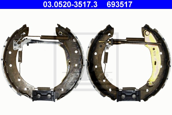 Sada brzdových čeľustí CONTINENTAL TEVES (ATE) (03.0520-3517.3)