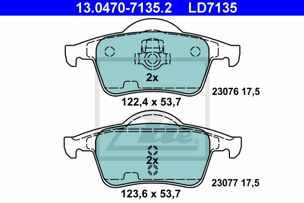 ATE Ceramic CONTINENTAL TEVES (ATE) (13.0470-7135.2)