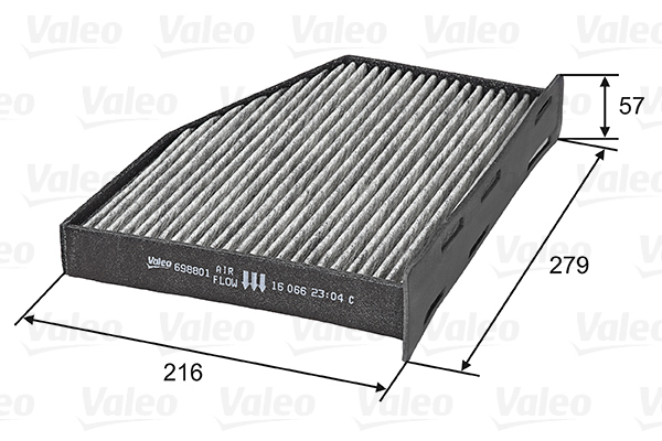 Filter vnútorného priestoru Valeo Service (698801)