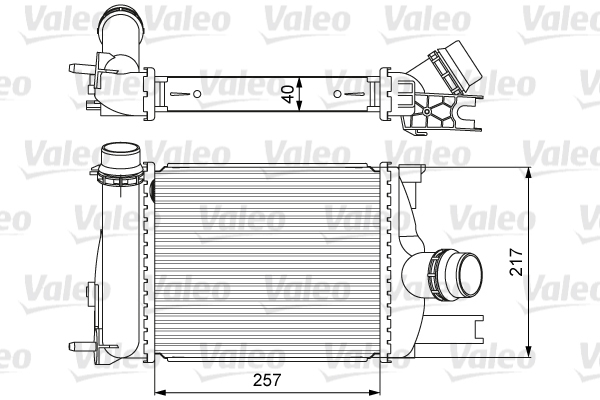 Chladič plniaceho vzduchu Valeo Service (818622)