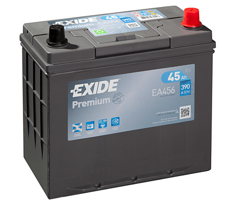 Autobaterie EXIDE Premium 45Ah, 390A, 12V, EA456 (EA456)