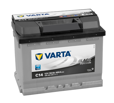 Autobatéria VARTA BLACK Dynamic 56Ah, 480A, 12V, C14, 556400048 (5564000483122)