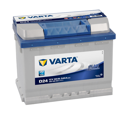 Autobaterie VARTA BLUE Dynamic 60Ah, 540A, 12V, D24, 560408054 (5604080543132)