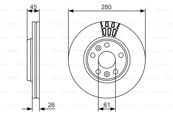 Lambda sonda BOSCH (0 258 986 758)