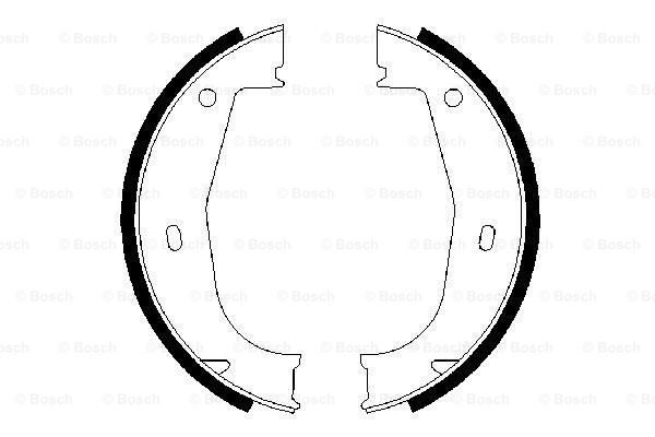 Sada brzd. čeľustí parkov. brzdy BOSCH (0 986 487 520)