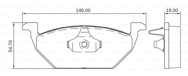 Vzduchový filter BOSCH (F 026 400 143)