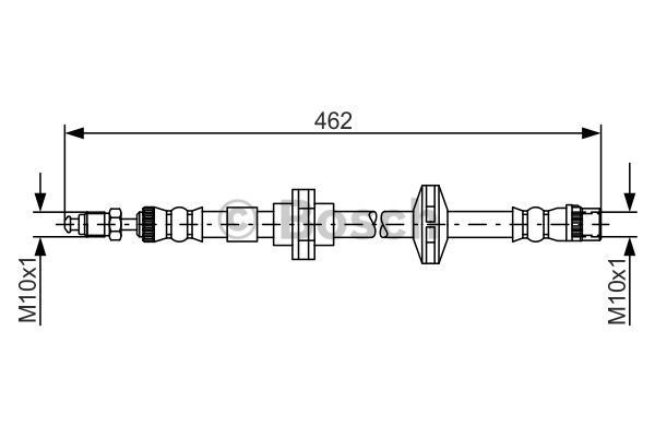 Brzdová hadica BOSCH (1 987 481 565)