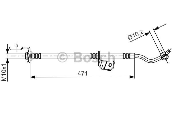 Brzdová hadica BOSCH (1 987 481 716)