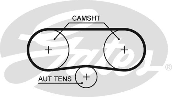 Ozubený remeň GATES (5516XS)