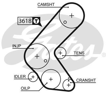 Ozubený remeň GATES (5563XS)