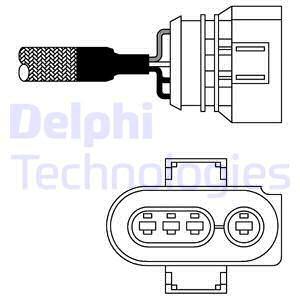 Lambda sonda Delphi (ES10403-12B1)