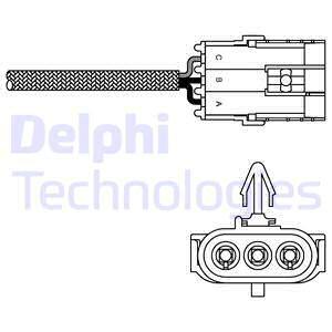 Lambda sonda Delphi (ES10992-12B1)