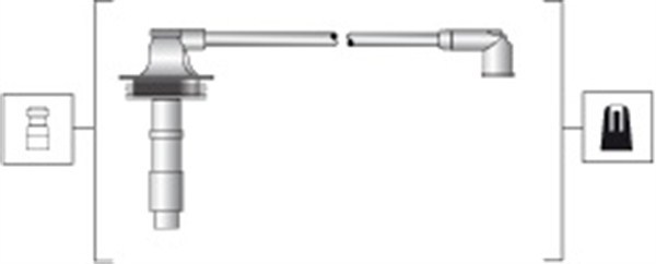 Sada zapaľovacích káblov MAGNETI MARELLI (941318111279)