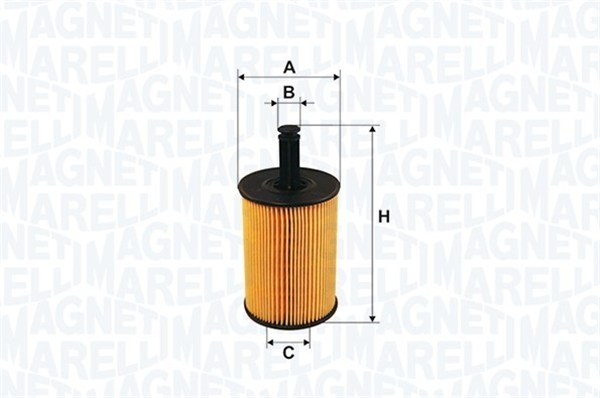 Olejový filter MAGNETI MARELLI (152071758822)