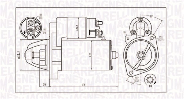 štartér MAGNETI MARELLI (063721202010)