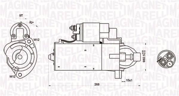 štartér MAGNETI MARELLI (063721423010)