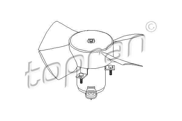 Ventilátor chladenia motora Hans Pries (202 362)